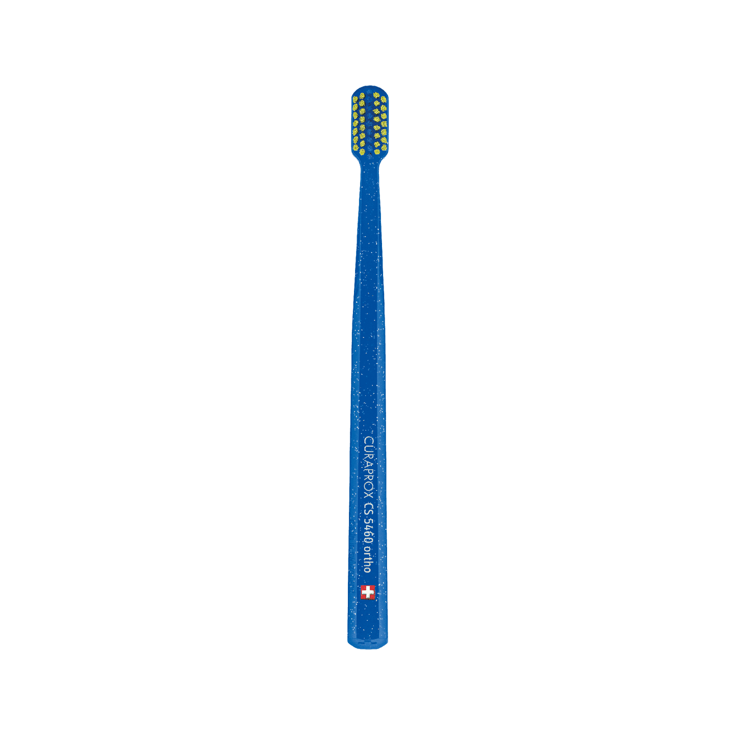 Curaprox CS 5460 orthodontic toothbrush with ultra-soft bristles and V-trim design for braces care