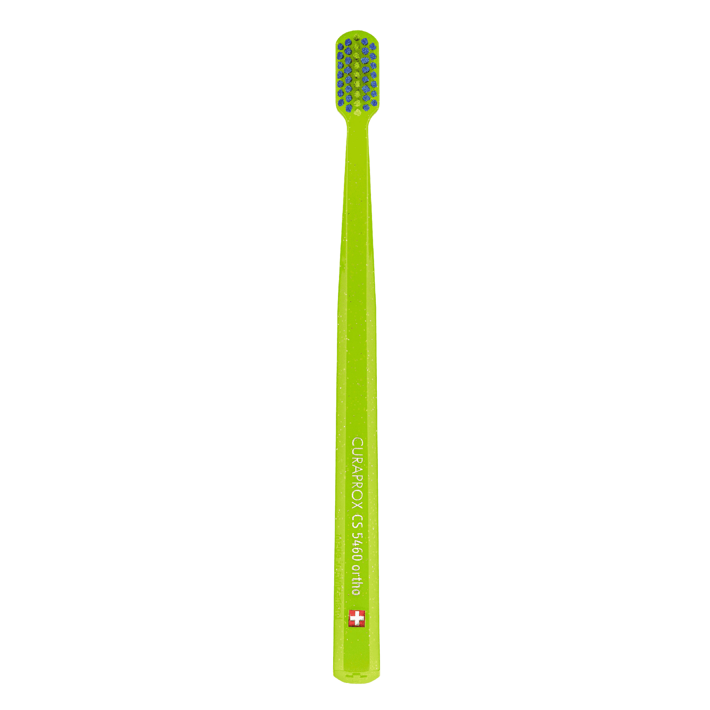 Curaprox CS 5460 orthodontic toothbrush with ultra-soft bristles and V-trim design for braces care