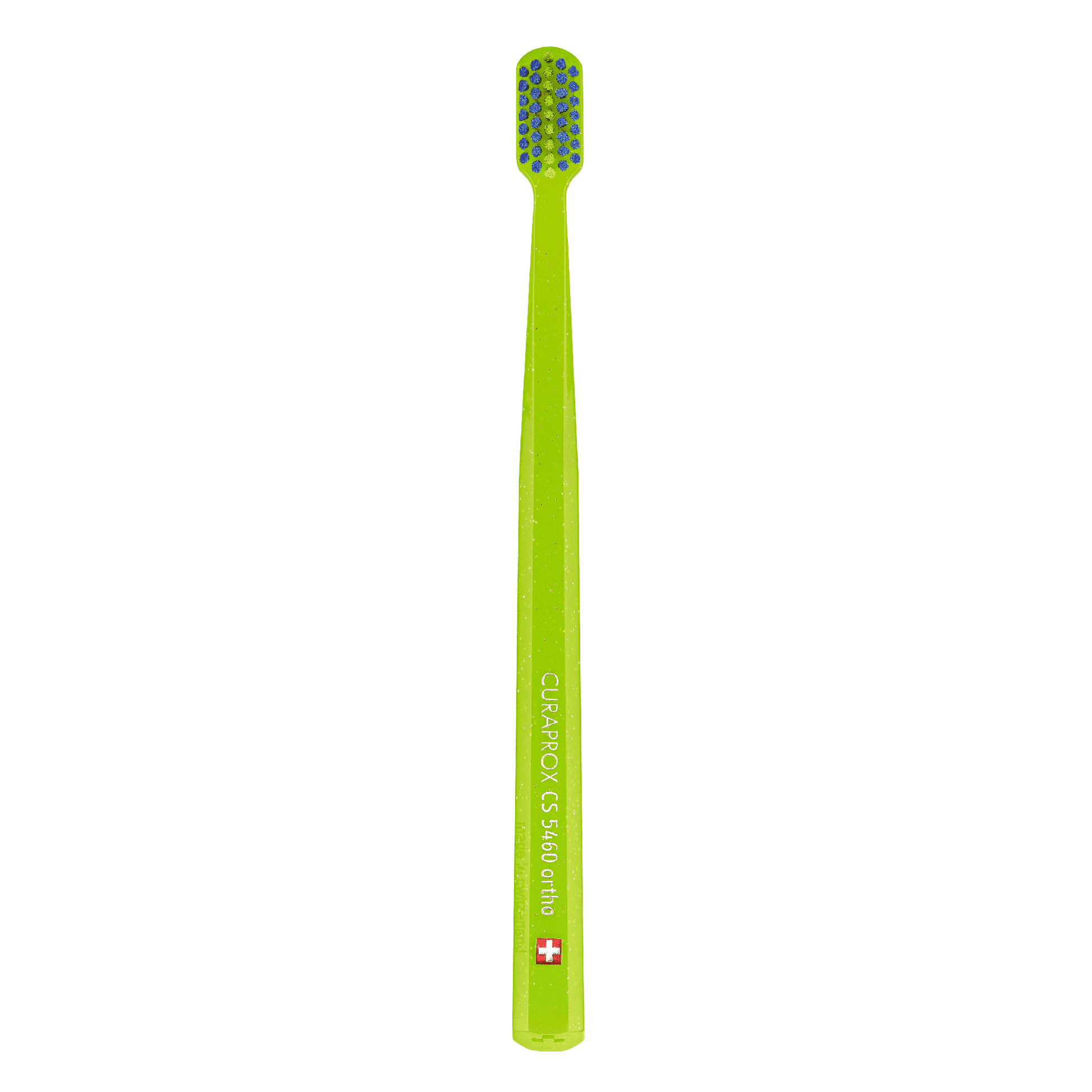 Curaprox CS 5460 orthodontic toothbrush with ultra-soft bristles and V-trim design for braces care