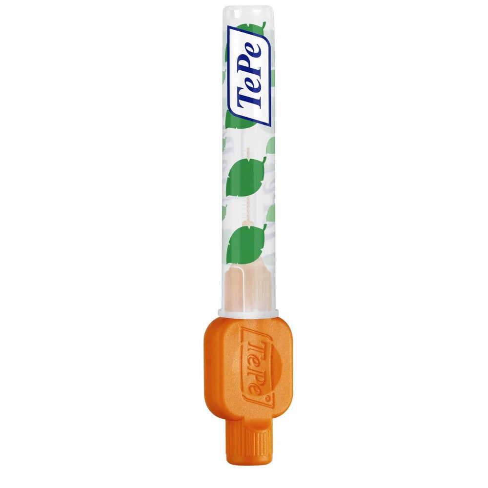 TePe Interdental Brushes orange handle single brush for gap cleaning